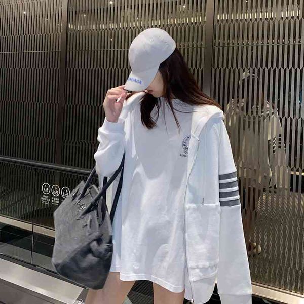 tb waffle zipper women's ins net red hoodie jacket spring and autumn couple jacket cardigan fashion, Black
tb waffle zipper women's ins net red hoodie jacket spring and autumn couple jacket cardigan fashion, Black