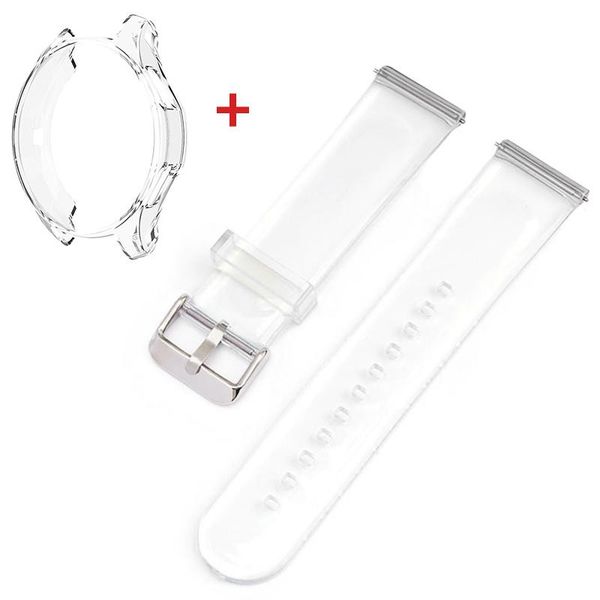 watch bands 22/20mm flexible clear strap+cover case for samsung galaxy 4/classic band 46/42mm 40mm 44mm bracelet garmin venu/2/sq, Black;brown
watch bands 22/20mm flexible clear strap+cover case for samsung galaxy 4/classic band 46/42mm 40mm 44mm bracelet garmin venu/2/sq, Black;brown