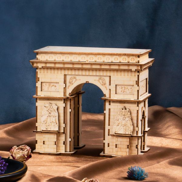 3D wooden puzzle game arc de triomphe model toys for kids children gift TG502 rolife
3D wooden puzzle game arc de triomphe model toys for kids children gift TG502 rolife