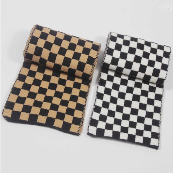knitted black white checkerboard long japan and south korea net red winter women's versatile warm scarf, Blue;gray
knitted black white checkerboard long japan and south korea net red winter women's versatile warm scarf, Blue;gray