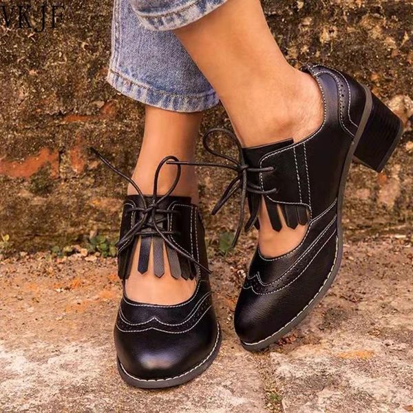 dress shoes british women oxfords high chunky block heels pumps brown pu round toe designer brogues casual office lady lace-up vintage, Black
dress shoes british women oxfords high chunky block heels pumps brown pu round toe designer brogues casual office lady lace-up vintage, Black