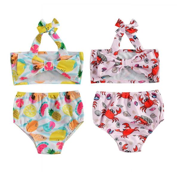 clothing sets 0-4years infant kids baby girl swimwear summer printed print bikini bowknot halte crop +swimming shorts beachwear, White
clothing sets 0-4years infant kids baby girl swimwear summer printed print bikini bowknot halte crop +swimming shorts beachwear, White