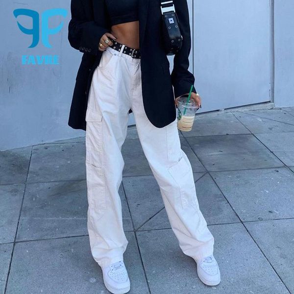 women's jeans favre fashion pocket white womens streetwear high waist vintage straight harajuku 2021 denim pants cargo, Blue
women's jeans favre fashion pocket white womens streetwear high waist vintage straight harajuku 2021 denim pants cargo, Blue