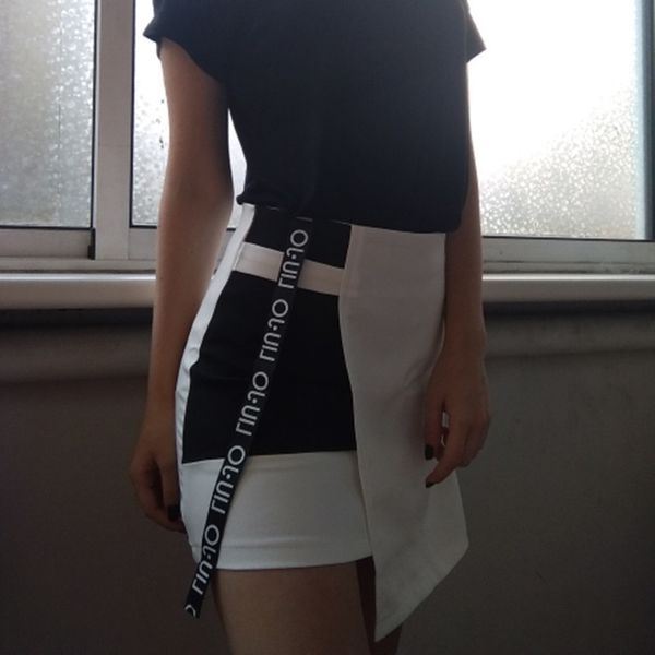 summer chiffon korean fashion style women patchwork letter printed female a-line anti-light high waist skirts mx190730, Black
summer chiffon korean fashion style women patchwork letter printed female a-line anti-light high waist skirts mx190730, Black