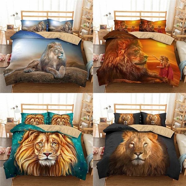 digital print lion bedding sets duvet cover+ pillowcase 2/3pcs single twin double king bed set us/au/eu size
digital print lion bedding sets duvet cover+ pillowcase 2/3pcs single twin double king bed set us/au/eu size