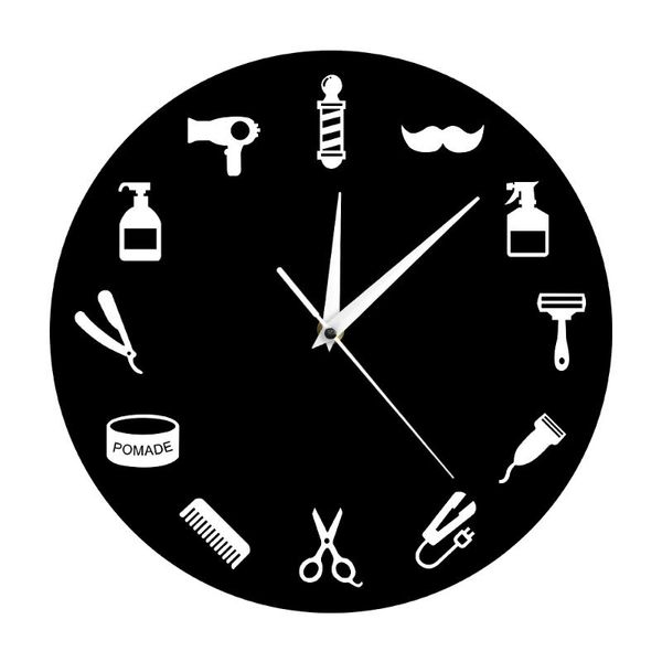 modern design barber tools shop wall clock hairstylist business sign beauty salon home decor watch time clocks
modern design barber tools shop wall clock hairstylist business sign beauty salon home decor watch time clocks