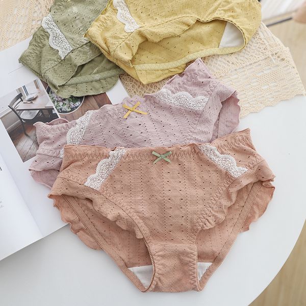 3d relief lace feeling hollow out women's underwear pure cotton jacquard antibacterial briefs, Black;pink
3d relief lace feeling hollow out women's underwear pure cotton jacquard antibacterial briefs, Black;pink