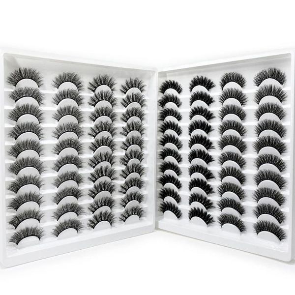false eyelashes 40/8/5 pairs faux 3d mink lashes natural dramatic volume makeup eyelash extension silk clis
false eyelashes 40/8/5 pairs faux 3d mink lashes natural dramatic volume makeup eyelash extension silk clis