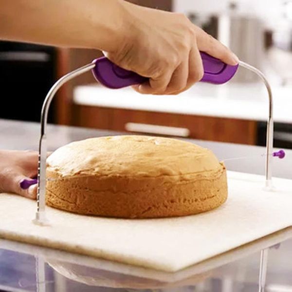 cake slicer double line adjustable stainless steel metal cut device decorating mold bakeware kitchen cooking tool baking & pastry tools
cake slicer double line adjustable stainless steel metal cut device decorating mold bakeware kitchen cooking tool baking & pastry tools