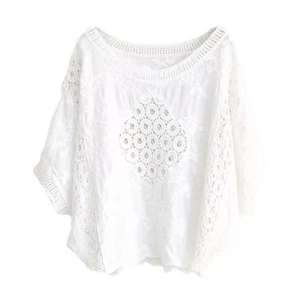 women bawting sleeve hollow out cotton crochet beach blouses boho cropped shirts 2021 white blouse blusas female women's &
women bawting sleeve hollow out cotton crochet beach blouses boho cropped shirts 2021 white blouse blusas female women's &