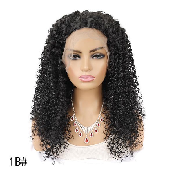 european and american women's cosplay wig short curly front lace wigs hair wig, Black
european and american women's cosplay wig short curly front lace wigs hair wig, Black