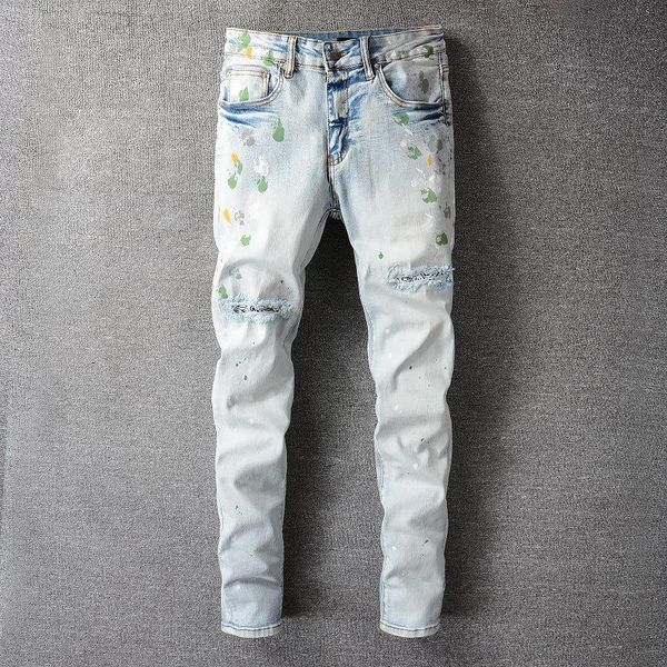 men's jeans casual streetwear light blue slim fit men 2021 autumn creative color splash ink pants hip hop dance party
men's jeans casual streetwear light blue slim fit men 2021 autumn creative color splash ink pants hip hop dance party