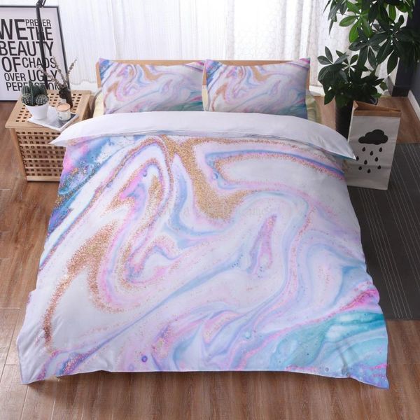 bedding sets the bedroom luxury comfortable colorful marble pattern printed duvet 2/3pcs single and double super large
bedding sets the bedroom luxury comfortable colorful marble pattern printed duvet 2/3pcs single and double super large