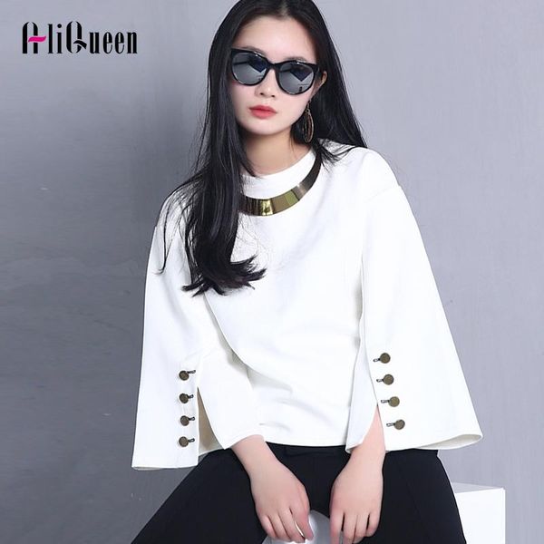 women's sweaters fashion women autumn flare sleeve split o-neck female pullovers 2021 korean ladies long sweater plus size, White;black
women's sweaters fashion women autumn flare sleeve split o-neck female pullovers 2021 korean ladies long sweater plus size, White;black