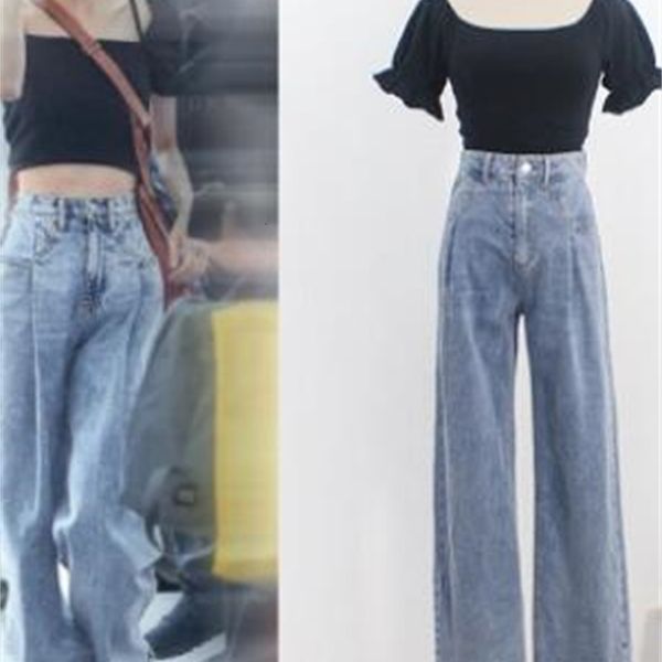 arrival women wide leg straight high waist denim pants streetwear jeans for womens p824 a3mr, Blue
arrival women wide leg straight high waist denim pants streetwear jeans for womens p824 a3mr, Blue