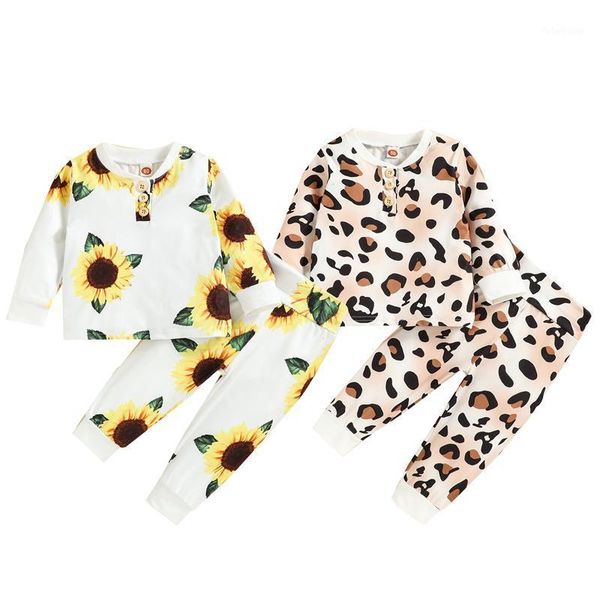clothing sets 2pcs boys girls spring autumn tracksuit, toddler leopard print/sunflower long sleeve pullover + pants for kids, 6months - 3yea, White
clothing sets 2pcs boys girls spring autumn tracksuit, toddler leopard print/sunflower long sleeve pullover + pants for kids, 6months - 3yea, White