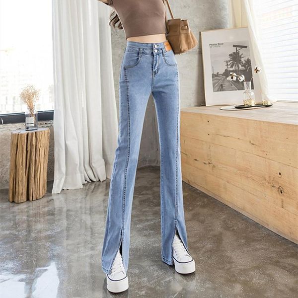 women's pants & capris 2021 spring and autumn fashion office lady thin wide-legged micro horn mopping high waist split solid color jean, Black;white
women's pants & capris 2021 spring and autumn fashion office lady thin wide-legged micro horn mopping high waist split solid color jean, Black;white