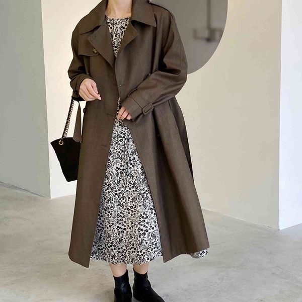 wool 2021 korean stlye from the wide female mid-length casual solid color wild temperament double breasted jacket, Black
wool 2021 korean stlye from the wide female mid-length casual solid color wild temperament double breasted jacket, Black