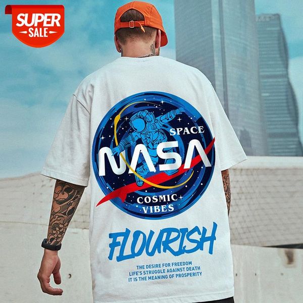 european and american street fashion brand hip-hop short-sleeved male ins trend large size men's trendy astronaut compassion harajuku #, White;black
european and american street fashion brand hip-hop short-sleeved male ins trend large size men's trendy astronaut compassion harajuku #, White;black