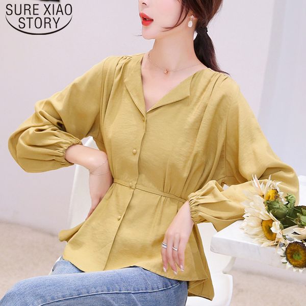 fashion blusas mujer de moda autumn design women shirts solid casual blouses v-neck plus size 6431 50 210510, White
fashion blusas mujer de moda autumn design women shirts solid casual blouses v-neck plus size 6431 50 210510, White