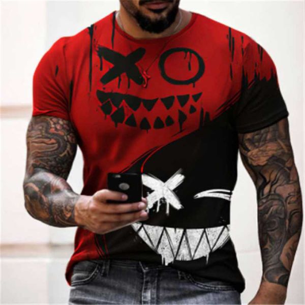 men's t-shirts fashion t-shirt wear 3d personality harajuku print casual sports jacket oversized streetwear, White;black
men's t-shirts fashion t-shirt wear 3d personality harajuku print casual sports jacket oversized streetwear, White;black