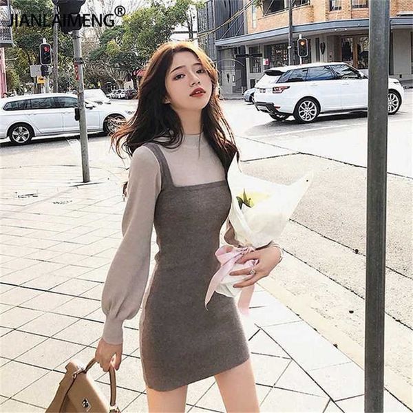 women warm sweater dress autumn winter elastic stretch long sleeve elegant a-line knitting female slim knit es 211109, Black;gray
women warm sweater dress autumn winter elastic stretch long sleeve elegant a-line knitting female slim knit es 211109, Black;gray