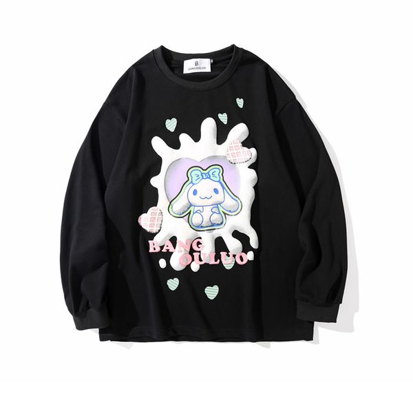 sweatshirts cartoon cartoon 3d printed sweater mens street fashion brand loose round neck long sleeve hoodless pullover hoodie, Black
sweatshirts cartoon cartoon 3d printed sweater mens street fashion brand loose round neck long sleeve hoodless pullover hoodie, Black