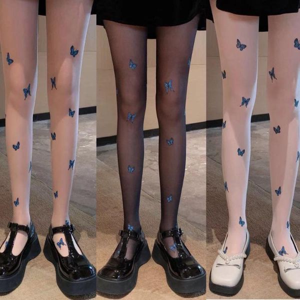 socks & hosiery women pantyhose tights seamless cute lace mesh fishnet summer nylon butterfly print tight stocking female, Black;white
socks & hosiery women pantyhose tights seamless cute lace mesh fishnet summer nylon butterfly print tight stocking female, Black;white