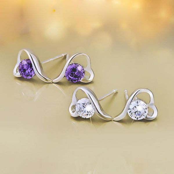 stud cute romantic 925 sterling silver earrings for women wedding jewelry shiny zircon heart earring lady engagement gift kofsac, Golden;silver
stud cute romantic 925 sterling silver earrings for women wedding jewelry shiny zircon heart earring lady engagement gift kofsac, Golden;silver