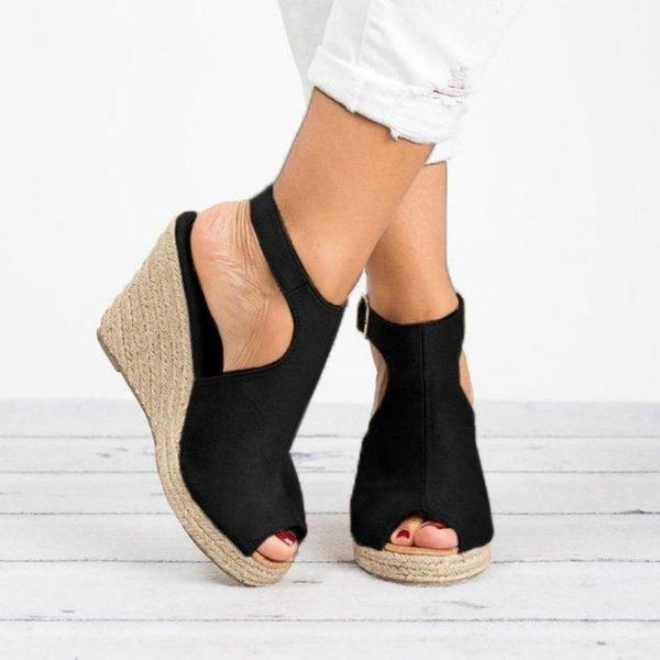 boots summer women wedge thick platform sandals open toe fashion casual shoes flats weave high heels, Black
boots summer women wedge thick platform sandals open toe fashion casual shoes flats weave high heels, Black