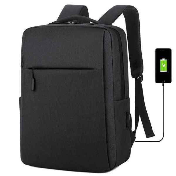 backpack men's lapbag business computer with usb water-repellent oxford cloth student schoolbag travel
backpack men's lapbag business computer with usb water-repellent oxford cloth student schoolbag travel