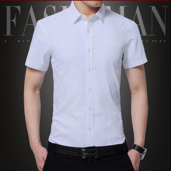 2021 summer plus size business&casual men dress short sleeve shirt solid color slim fit man shirts, Black;gray
2021 summer plus size business&casual men dress short sleeve shirt solid color slim fit man shirts, Black;gray