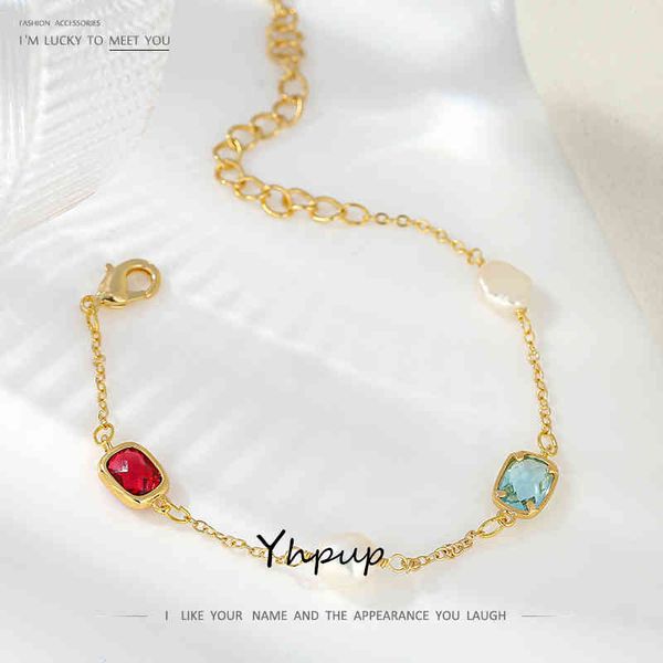 bracelet yhpup delicate multi-color cubic zirconia bangle for women natural pearl jewelry bracelet accessories bijoux bag, Golden;silver
bracelet yhpup delicate multi-color cubic zirconia bangle for women natural pearl jewelry bracelet accessories bijoux bag, Golden;silver