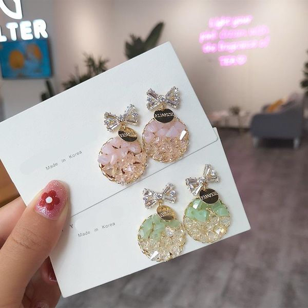 dangle & chandelier 925 silver needle heavy industry bow earrings green pink diamond fashion cute sweet for women's wedding party gifts
dangle & chandelier 925 silver needle heavy industry bow earrings green pink diamond fashion cute sweet for women's wedding party gifts