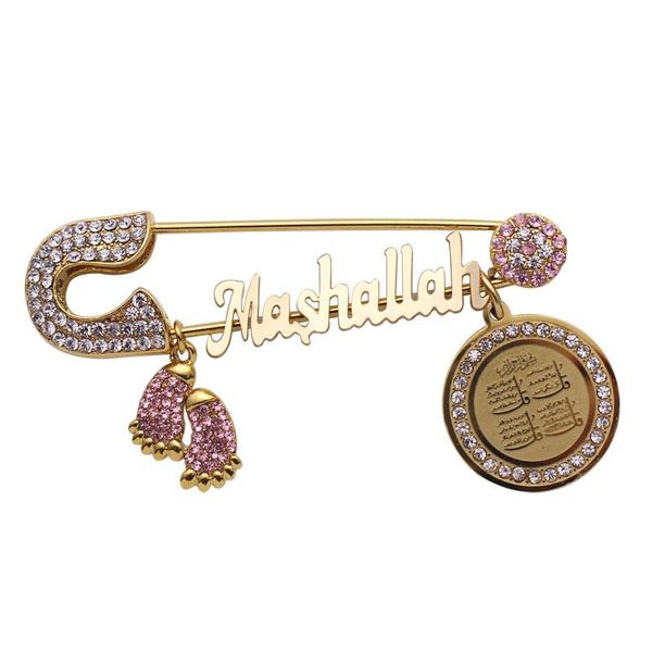 pins, brooches muslim islam four qul suras mashallah stainless steel pin brooch pink baby, Gray
pins, brooches muslim islam four qul suras mashallah stainless steel pin brooch pink baby, Gray
