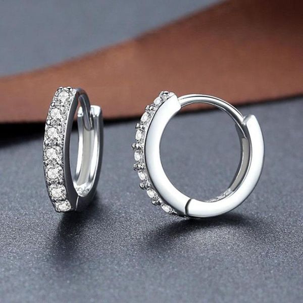 hoop & huggie silver color classic crystal circle earring for women making jewelry gift wedding party engagement fashion, Golden;silver
hoop & huggie silver color classic crystal circle earring for women making jewelry gift wedding party engagement fashion, Golden;silver