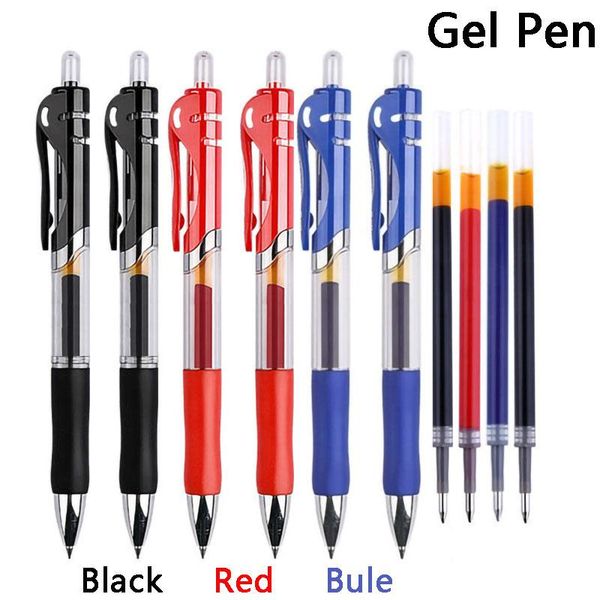 gel pens 0.5mm press pen refill ballpoint signature meeting black red blue student learning office kawaii stationery papeleria stylo
gel pens 0.5mm press pen refill ballpoint signature meeting black red blue student learning office kawaii stationery papeleria stylo