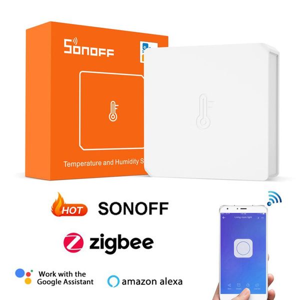 smart home control sonoff snzb-02 zigbee temperature and humidity sensor e-welink app used with google alexa for
smart home control sonoff snzb-02 zigbee temperature and humidity sensor e-welink app used with google alexa for