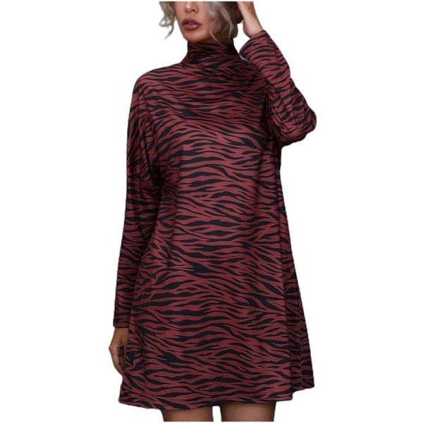 casual dresses mini dress women long sleeve zebra stripes leopard elegant party 2021 autumn winter fashion vestidos mujer#g30, Black;gray
casual dresses mini dress women long sleeve zebra stripes leopard elegant party 2021 autumn winter fashion vestidos mujer#g30, Black;gray