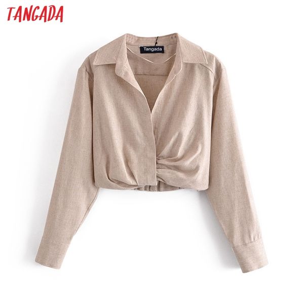 women retro solid pleated crop long sleeve summer chic female shirt 3h226 210416, White
women retro solid pleated crop long sleeve summer chic female shirt 3h226 210416, White