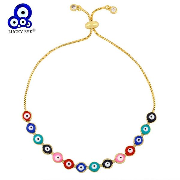 lucky eye colorful turkish evil bracelet copper gold color adjustable for women girls men fashion jewelry le676 charm bracelets, Golden;silver
lucky eye colorful turkish evil bracelet copper gold color adjustable for women girls men fashion jewelry le676 charm bracelets, Golden;silver