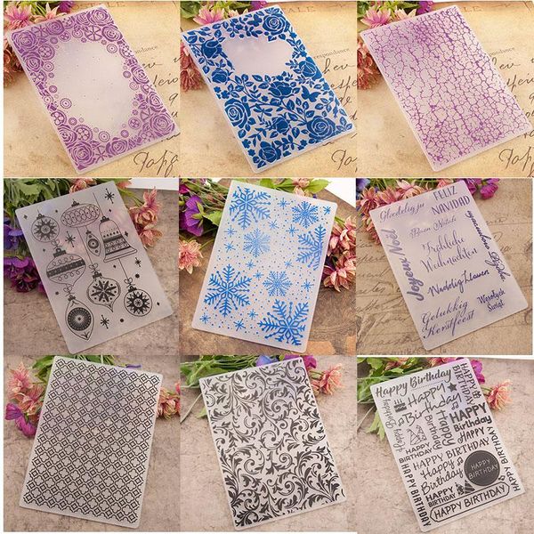 craft tools 19 design plastic embossing folder stencils for diy scrapbooking template crafts art diary decor painting tool
craft tools 19 design plastic embossing folder stencils for diy scrapbooking template crafts art diary decor painting tool
