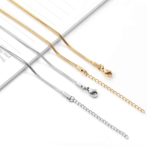 luxukisskids 10pcs 1/2mm 45+5cm snake chain necklace men women gold/steel stainlsteel cuban chain necklaces for jewelry diy x0509, Black
luxukisskids 10pcs 1/2mm 45+5cm snake chain necklace men women gold/steel stainlsteel cuban chain necklaces for jewelry diy x0509, Black