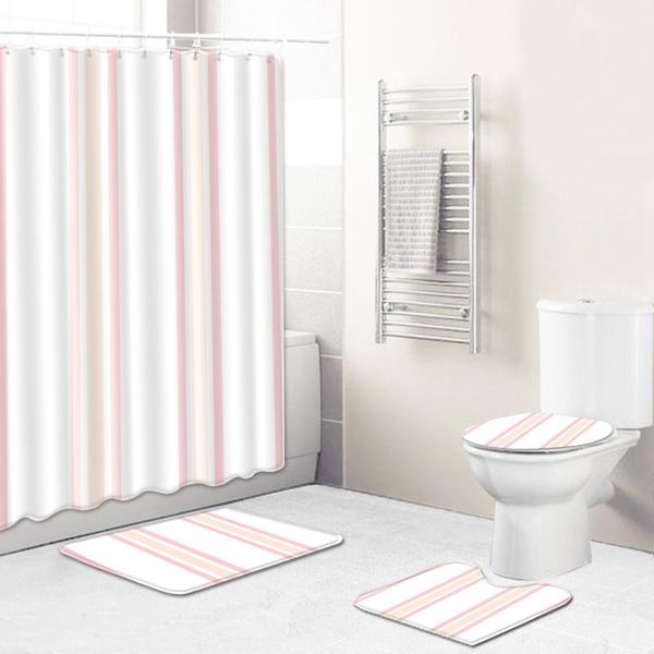 shower curtains random pattern delivery abstract stripes printing bathroom waterproof curtain 4pcs set toilet cover mat non-slip
shower curtains random pattern delivery abstract stripes printing bathroom waterproof curtain 4pcs set toilet cover mat non-slip