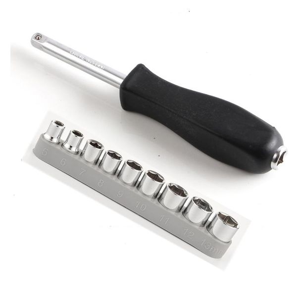 hand tools 1/4 inch shank dual-purpose wrench handle and hex socket set 5-13 mm head with repair
hand tools 1/4 inch shank dual-purpose wrench handle and hex socket set 5-13 mm head with repair