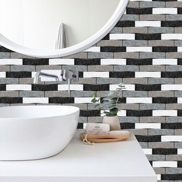 wall stickers 6pcs frosted pvc home decor oil-proof kitchen simulation 3d black white brick mosaic wallpaper self-adhesive
wall stickers 6pcs frosted pvc home decor oil-proof kitchen simulation 3d black white brick mosaic wallpaper self-adhesive