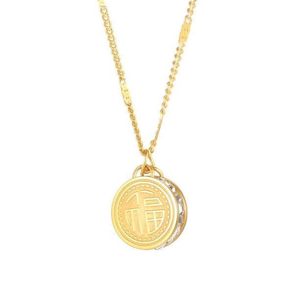 chinese style rose gold lucky round zircon pendants women necklaces 2021 fashion stainless steel neck chains jewelry pendant, Silver
chinese style rose gold lucky round zircon pendants women necklaces 2021 fashion stainless steel neck chains jewelry pendant, Silver