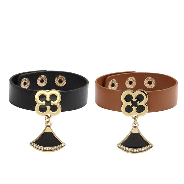 selling clover fashion bracelet personalized fan pu leather bracelet alloy buckle diamond hand jewelry, Golden;silver
selling clover fashion bracelet personalized fan pu leather bracelet alloy buckle diamond hand jewelry, Golden;silver