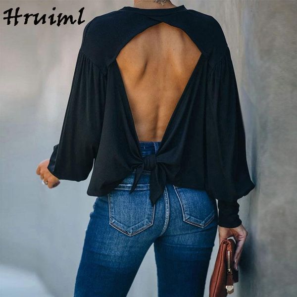 women's blouses & shirts womens fashion long sleeve o neck black female blouse autumn backless loose ladies fall 2021 women clothi, White
women's blouses & shirts womens fashion long sleeve o neck black female blouse autumn backless loose ladies fall 2021 women clothi, White