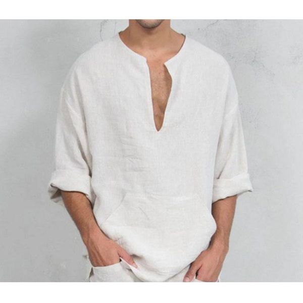 men's t-shirts t-shirt middle east ethnic style open neckline linen horn long sleeve loose for casual om mens daily shirts, White;black
men's t-shirts t-shirt middle east ethnic style open neckline linen horn long sleeve loose for casual om mens daily shirts, White;black